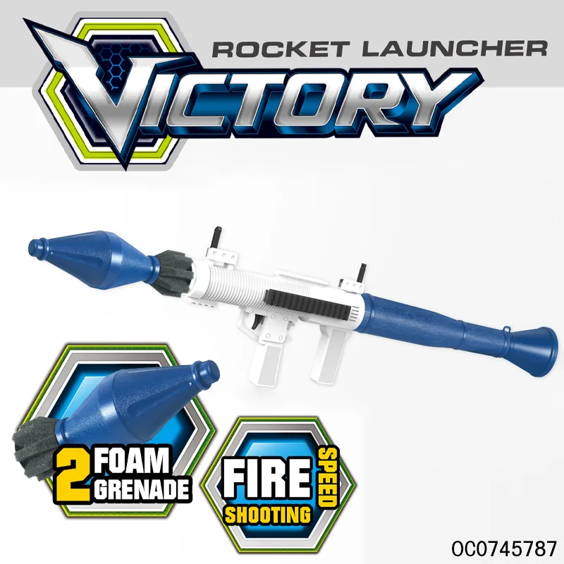 Hot Selling Game Shooting Toys Bullet Rocket Toy Gun for Boys