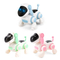 Popular Plastic Battery Operated Animals Walking Electronic Robot Dog Model Light Music Toys Dog for Kids