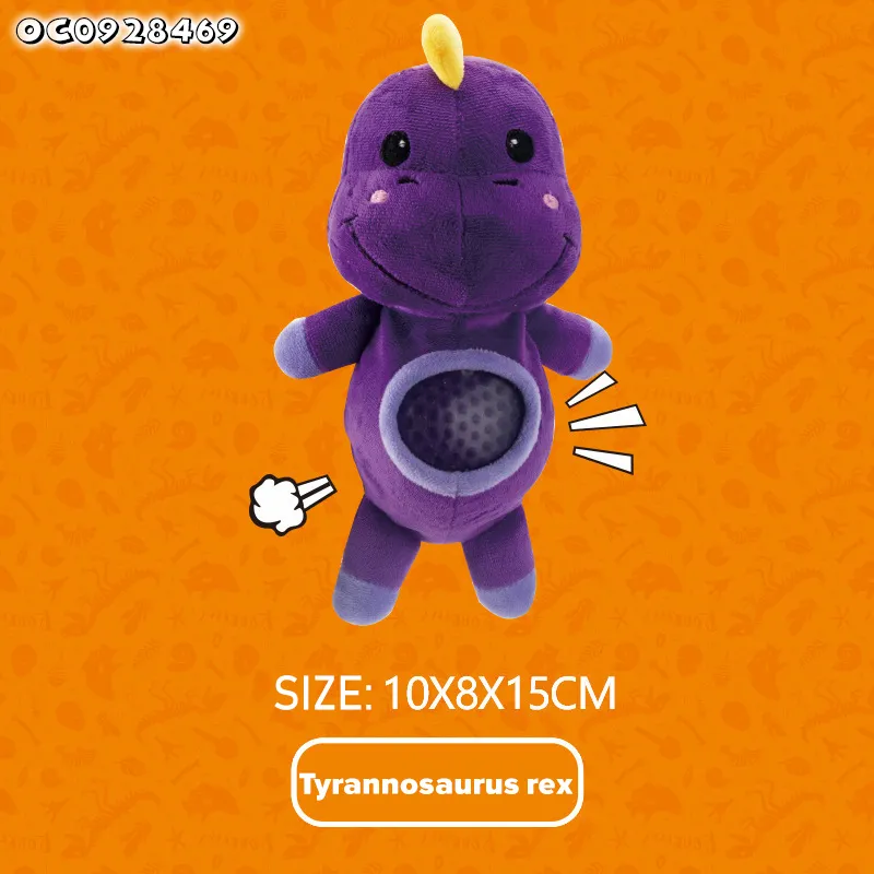 Wholesale Custom Anti Stress Balls Dinosaur Toy Plush Doll Sensory Squeeze Game Fidget Cheap Promotional Toys for Adults Kids