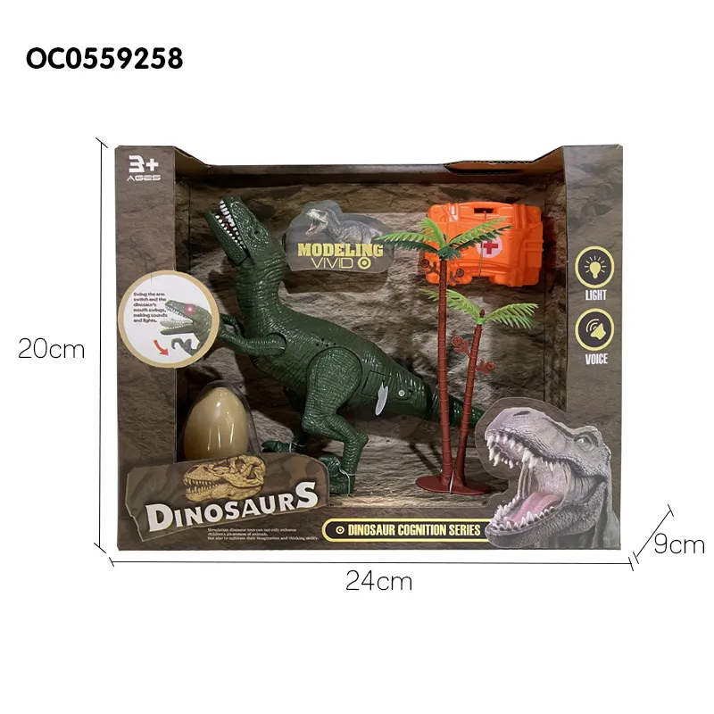 Liqhting PVC Wild Animal Dinosaur Toy Beautiful Toys with Simulation Sound