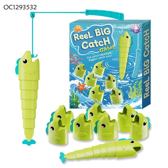 Wholesale Hand Eye Coordination Training Educational Fishing Plastic Toy Magnetic Fishing Game