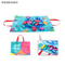 Color Sorting Cognitive Development Early Education Baby Cloth Material Sensory Toy Portable Fish Game Plastic Toy Fish Hook Kid
