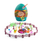32PCS Custom PVC Moveable Tiny Toys Miniature Dinosaur Items 3D Model Simulation Toy with Dinosaur Egg