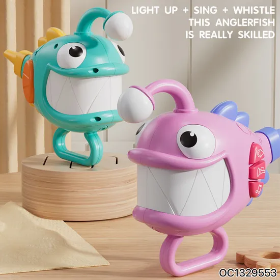Wholesale Battery Operated Animal Fish Musical Light up Baby Learning Electric Educational Toys