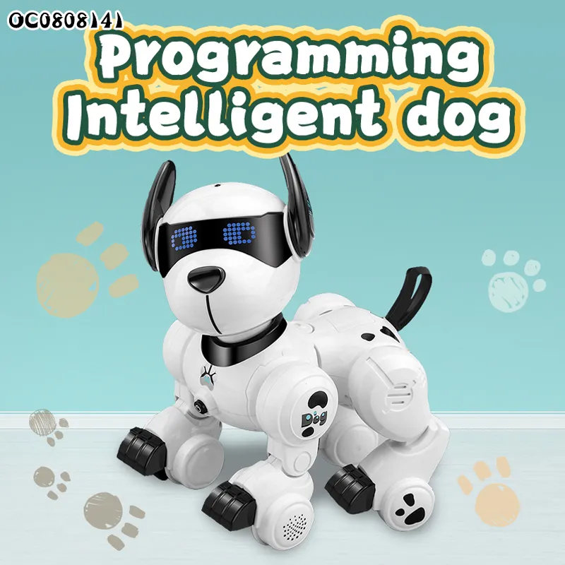 Wholesale Intelligent Smart Interactive Robot Dog Kids Remote Control Dancing Robotic Intelligent Toy Dog