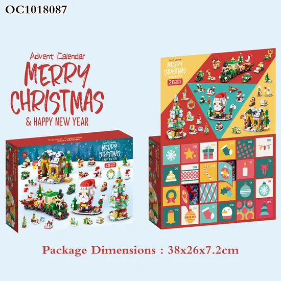 Wholesale Educational Plastic Blocks Building Christmas Cartoon Toys