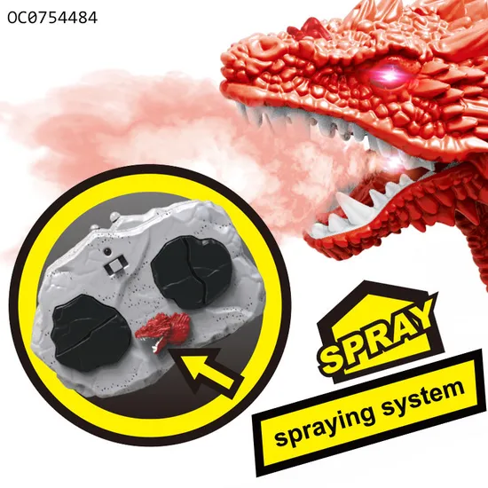 Remote Control Wholesale Plastic Sound Light RC Dinosaur Walking Emulational Model Toys for Kids