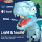 China Wholesale Promotional Bite Bone Battery Operated B O Roaring Plastic Toy Dinosaur Toy with Light Sound and Gift for Sale