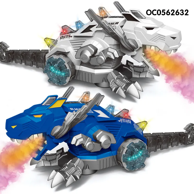 Wholesale Kids Light up Dinosaur Game Spray Battery Toys with Music