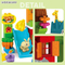 Wholesale Educational Montessori Popular DIY 61PCS Plastic Building Block Toy