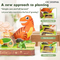 Stem New Montessori Toys Early Educational 3D Animal Custom Dinosaur World Colorful Cartoon Cardboard Jigsaw Puzzle Toy