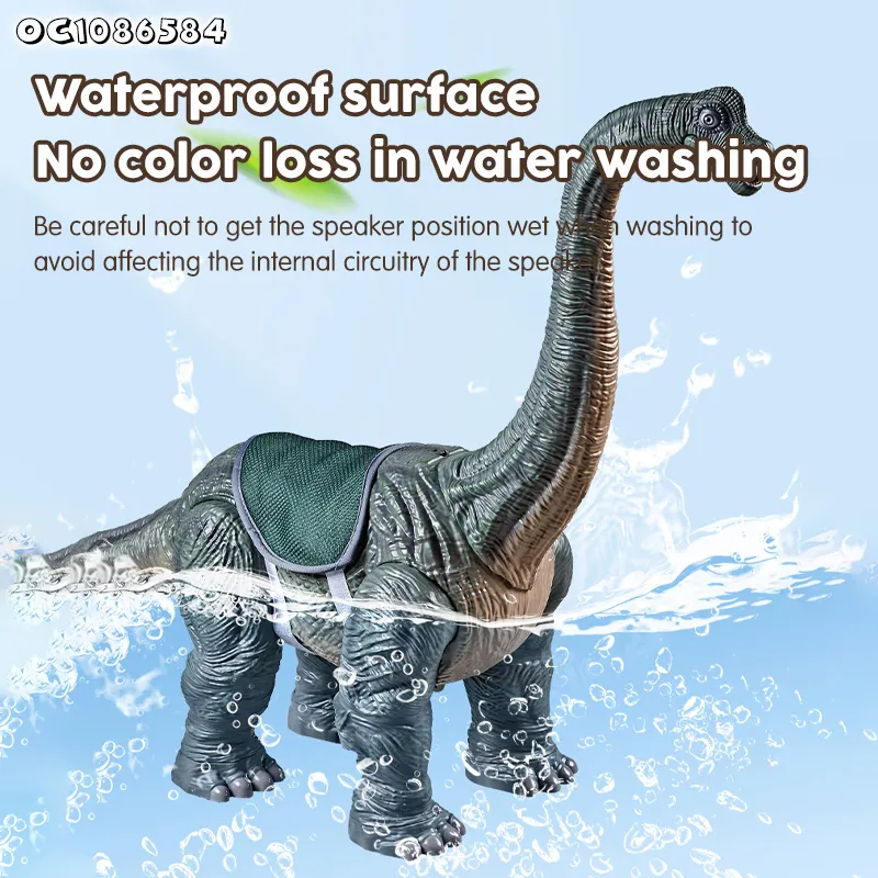 Large Kids Children Customized Realistic Animatronic Electric Ride on Walking Dinosaurs Car Toy with Light and Sound for Sale