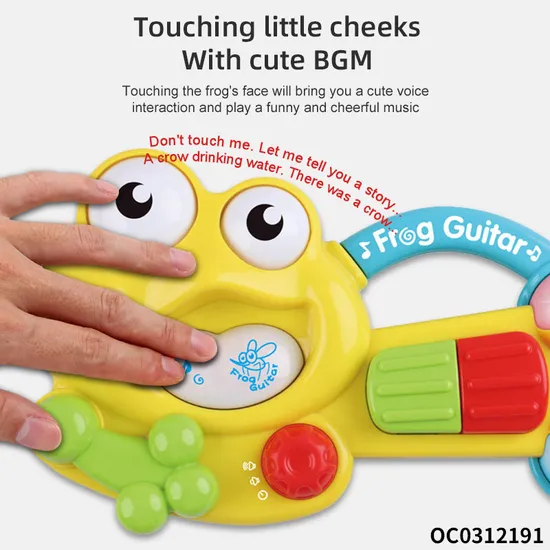 Wholesale Montessori Light Cartoon Music Electronic Keyboard Piano Musical Sensory Touch Baby Bed Bell Toy
