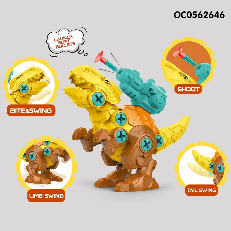 Stem Toys Educational Plastic Product Assembly Take Apart Dinosaur Toy
