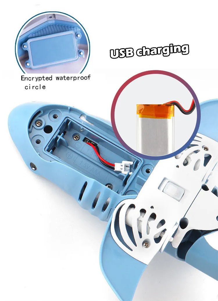 Wholesale Swimming Pool RC Animal Remote Control Shark Plastic Toys for Kids