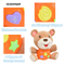 Wholesale Baby Sensory Stuffed Soft Plush Bear Animal Baby Toys with Music Light