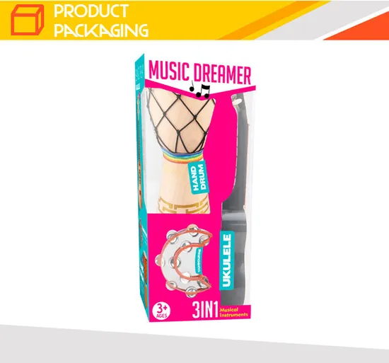 Chinese Kids Band Games Hand Drum Guitar Rattle All Musical Instruments Toy