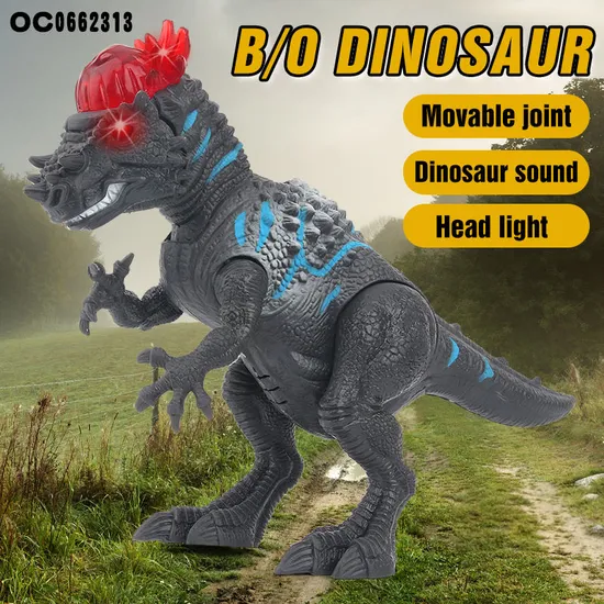 Collectable Simulation Realistic PVC Classic Model Jurassic Light up Walking Dinosaur Electric Toys for Children with Sound