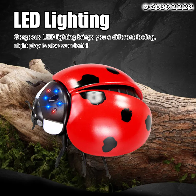 Wholesale Remote Control Simulation 3D Models Robot Plastic Remote Control Insect Animal Kids Toy