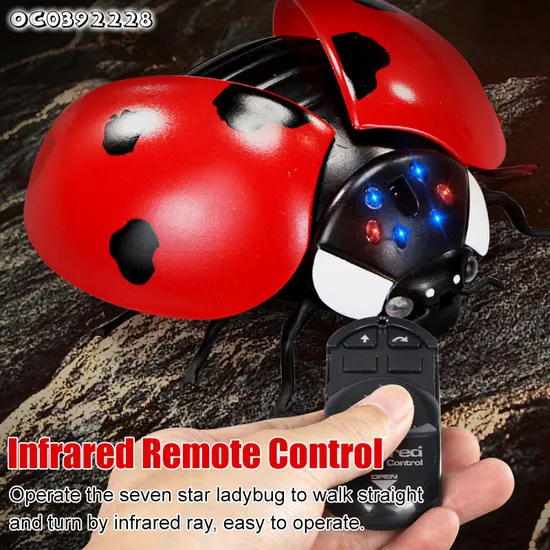 Wholesale Remote Control Simulation 3D Models Robot Plastic Remote Control Insect Animal Kids Toy