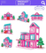 Wholesale Montessori Big Home House Building Blocks Magnetic Educational Toys for Kids