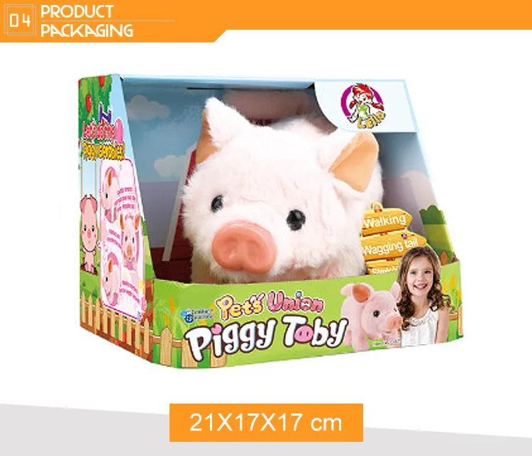Wholesale Popular Animal Cute Soft Pink Pig Plush Stuffed Toy
