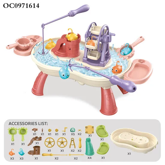 Wholesale Montessori Plastic Toy Magnetic Fish Table Game