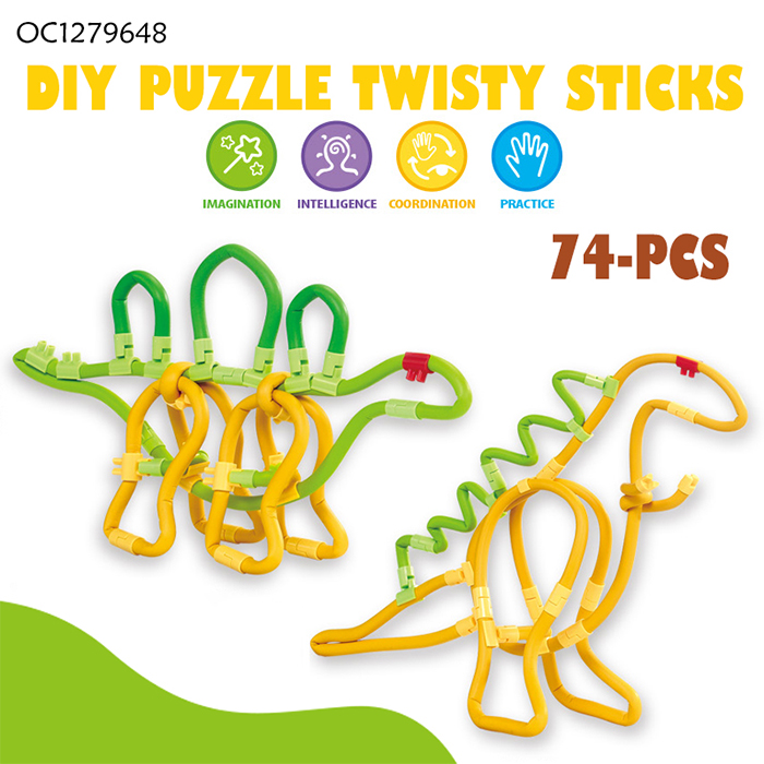 OC1279648 DIY Puzzle Twisty Sticks 71 Pcs