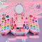 Wholesale Nail Polish Set Box Beauty Fashion Cosmetic Makeup Baby Girls Toys for Kids Girls with Mirror