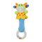 Cute Cow Design Easy Grasping Toys Soothing Soft Plush Baby Educational Hand Rattles Toys with Soft Toy Animal Head Design