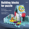 Wholesale Montessori Educational Handmade DIY 3D Plastic Building Block Toy for Kids