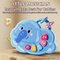 Mosensory Rattle Montesori Plastic Cartoon Animal Sound Electronic Girl Light up Elephant Music Piano Toys for Baby Sensory Play