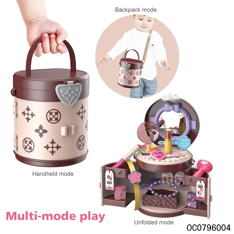 Wholesale Girls Princess Cosmetic Make up Box Set Makeup Kit Beauty Fashion Toys for Girls Kids