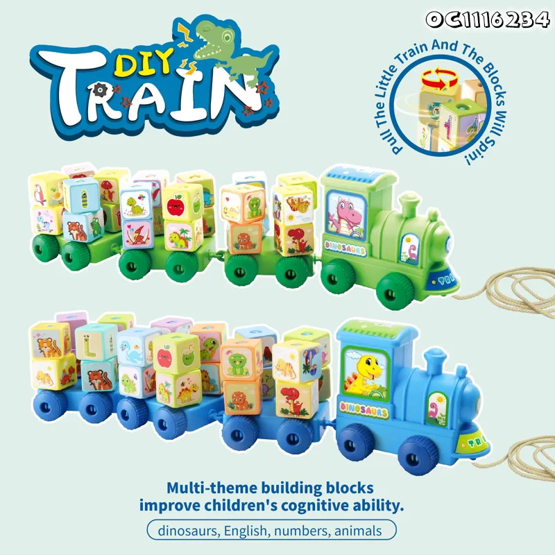 Wholesale Creative Montessori Educational Plastic DIY Building Block Toy