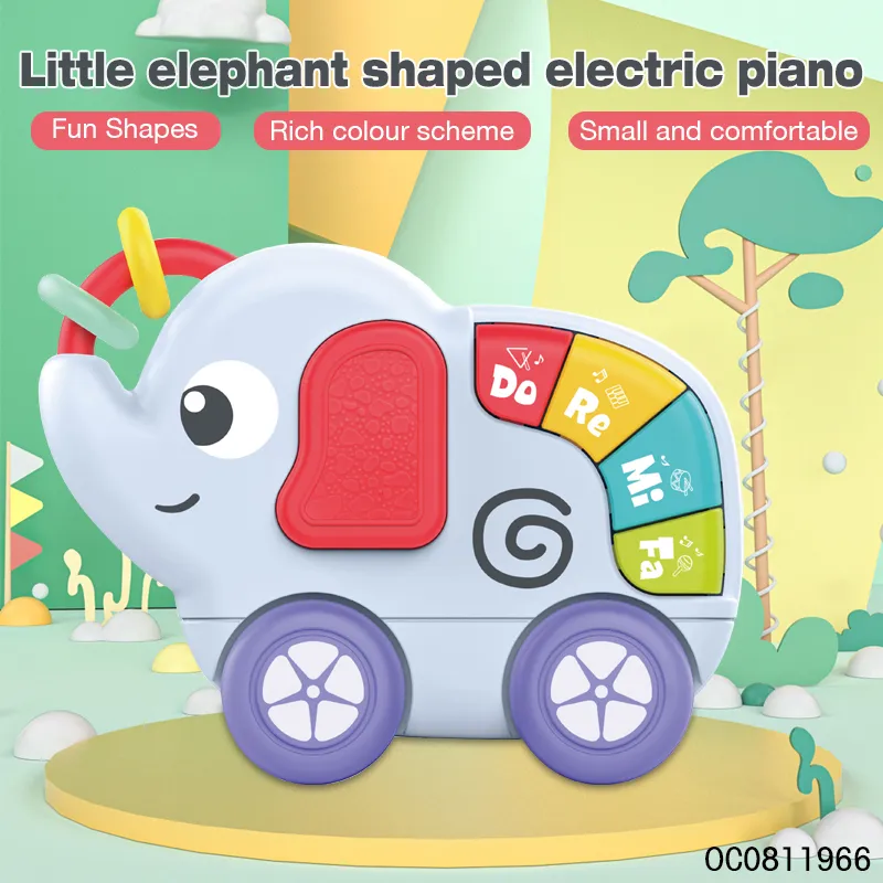 Cartoon Elephant Rattle Sensory Toys Montessori for Babies Girl Toys