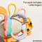 Wholesale Lovely Cartoon Design Baby Comfort Soft Rubber Handeye Teether Silicone Baby Toy