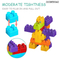 Wholesale Montessori Educational 40PCS Children's Plastic Building Blocks Sets Table Toy