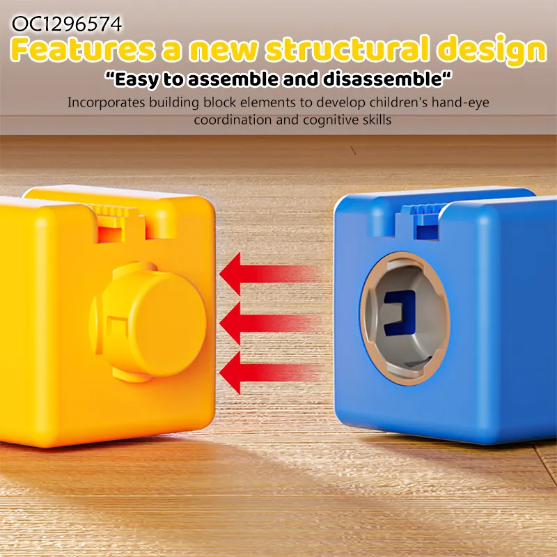 Wholesale 2026 New Design Magnetic Train Set DIY Montessori Magnetic Educational Track Block Car Toy for Kid