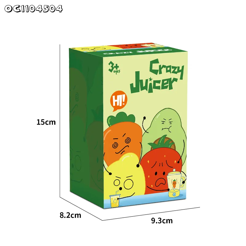 Wholesale Children Stuffed Pretend Play Preschool Custom Design Weighted Plush Juicer Toy