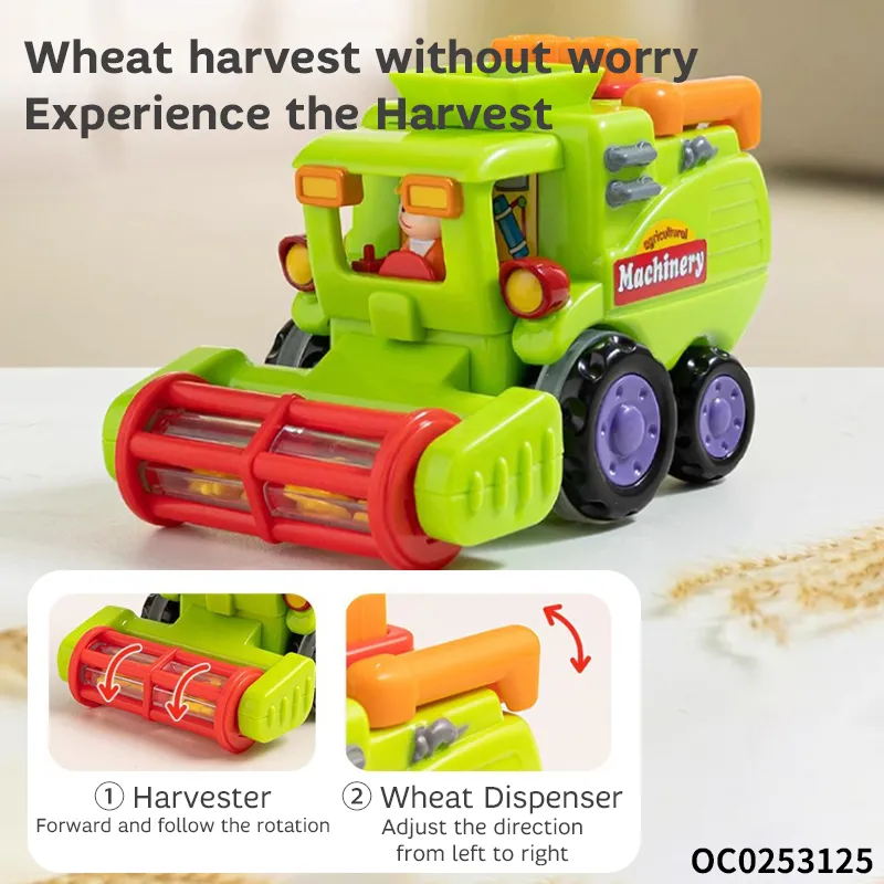 Wholesale Plastic 6PCS Baby Construction Truck Push and Go Car Plastic Model Small Friction Car Toys