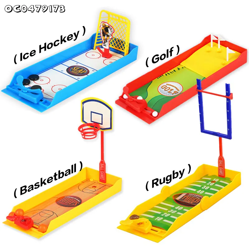 Wholesale 4 in 1 Interactive Custom Toy Basketball Stress Relief Finger Family Tabletop Board Sport Games
