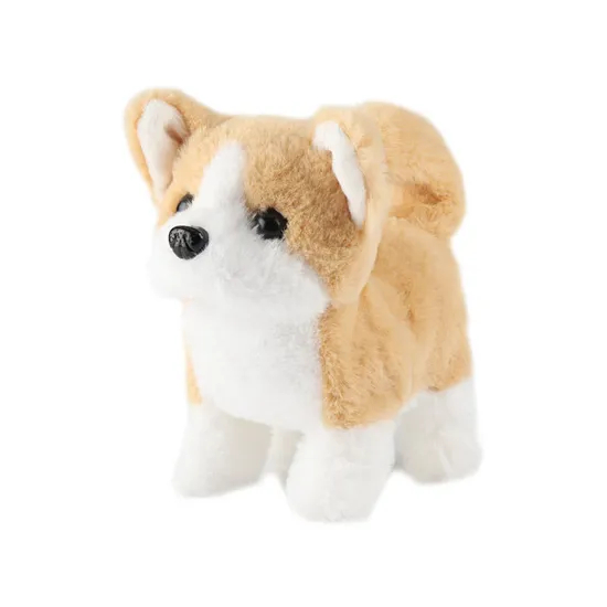 Wholesale Electric Stuffed Pet Friendly Interactive Walking Custom Plush Dog Toy