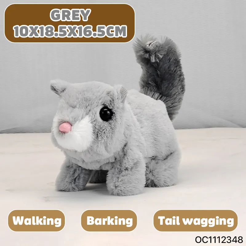 Wholesale Educational Plush Electric Walking Plastic Animal Plush Custom Stuffed Plush Doll Toy