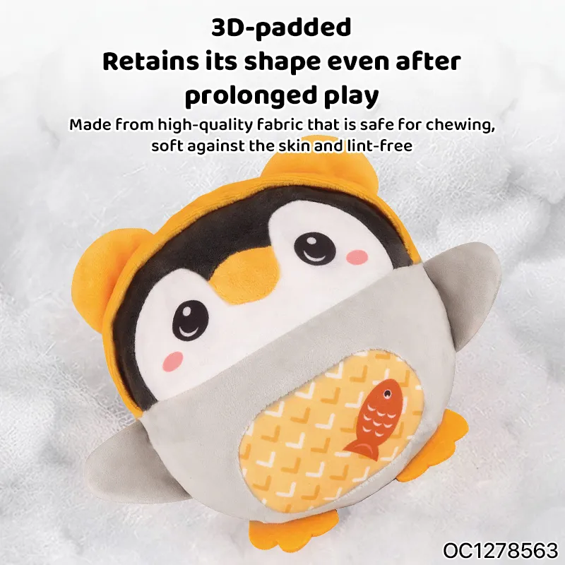 Wholesale Stuffed Infant Interactive Musical Custom Electronic Plush Sleep Penguin Stuffed Toy Doll