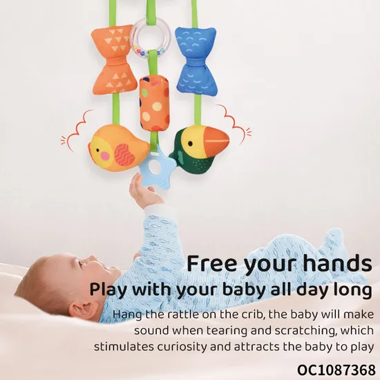 Wholesale Children Stuffed Sensory Sleeping Soft Owl Plush Baby Mobile Toys