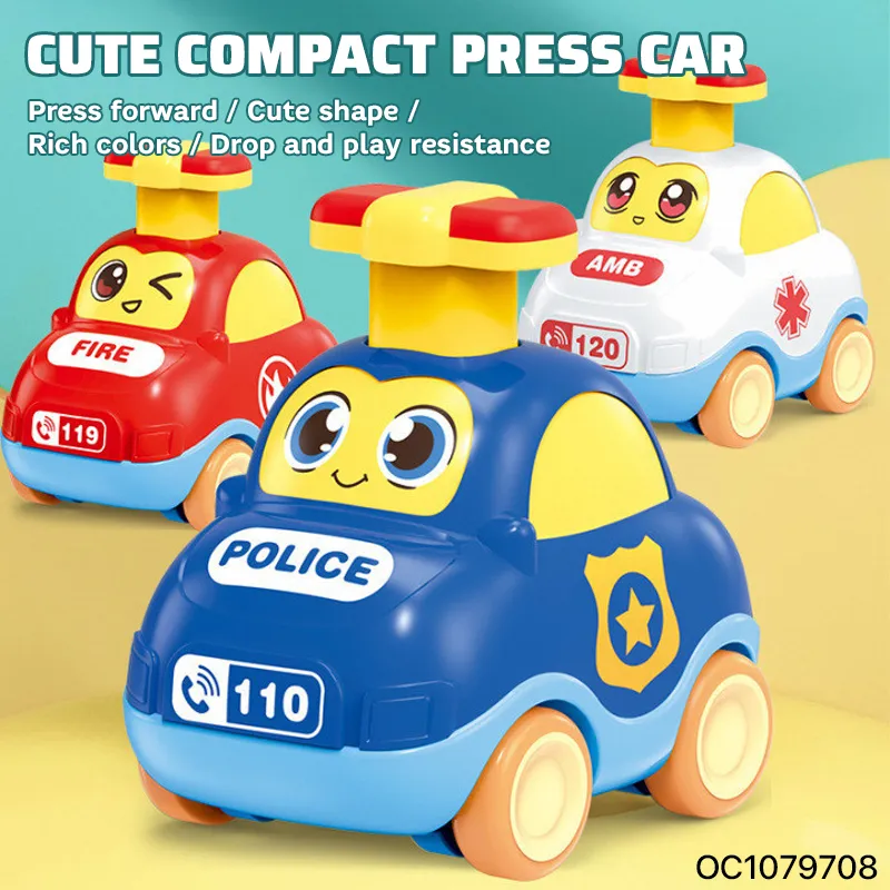 Wholesale Children Small Baby Hand Eye Coordination Press and Go Car Toys for The Kids