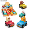 Wholesale Plastic Children Mini Novelty Toys Promotion Baby Press and Go Mini Funny Cartoon Animal Toys Car