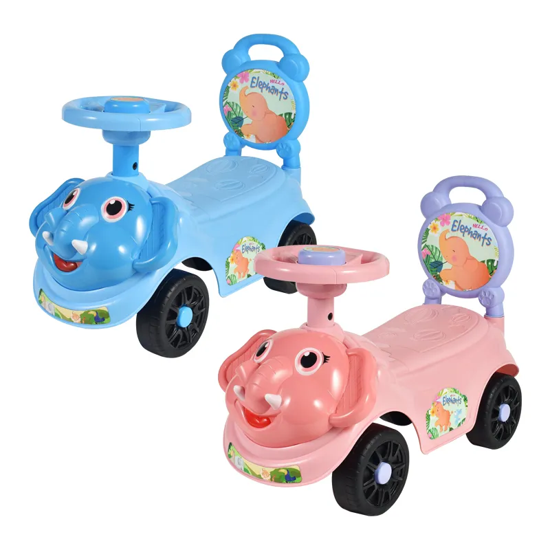 Wholesale Plastic Kids Children Cartoon Baby Ride on Toy Swing Car