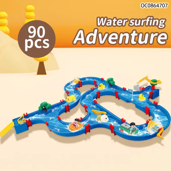 Wholesale Educational Electric Plastic DIY Track Play Children's Bath and Water Game Toys