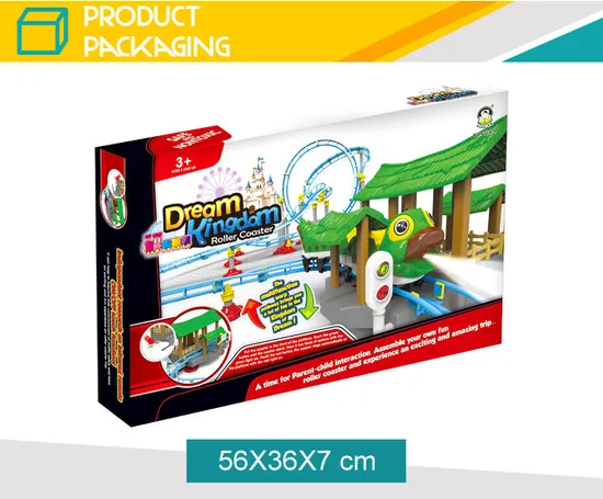 Children Crazy Battery Operated Track Mini Roller Coaster Toys with Lovely Insect Train